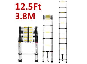 Lightweight Retractable Aluminum ladder