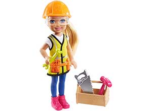 Playset with Blonde Chelsea Builder Doll