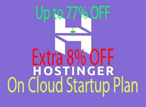 Up to 77% off on Cloud Startup Hosting Plan