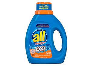 Liquid Detergent with OXI Stain Removers