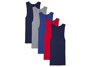 Fruit of the Loom Mens Tag-Free Tank A-Shirt