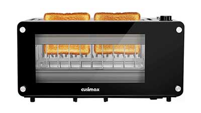 Toaster Long Slot with Glass Window