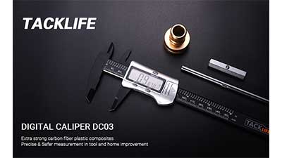 thumbnail image 2 of Olsa Tools 6" Digital Caliper - Stainless Steel, Measures Inches/mm/Fractions, Large Screen (Part 1589) 2 of 9