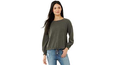 Scoop Womens Round Neck Sweatshirt