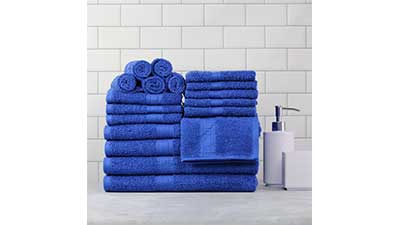 Basic Bath Collection 18-Piece Towel Set