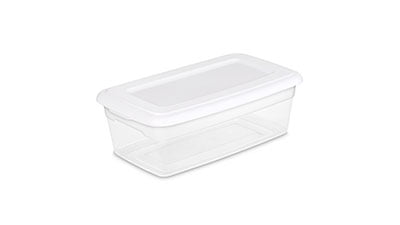 Sterilite 6-Quart Storage Box White