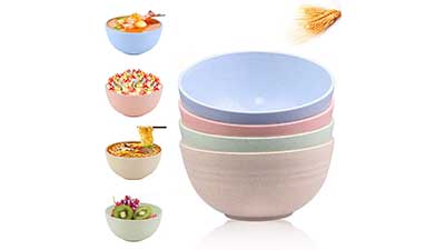 Cereal Bowl Large 24 OZ Set of 4