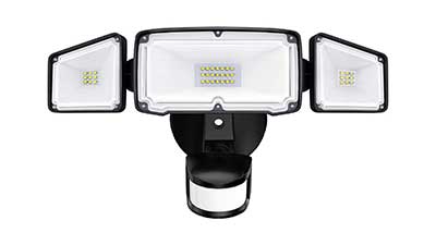 Amico 3 Head LED Security Lights Motion Sensor