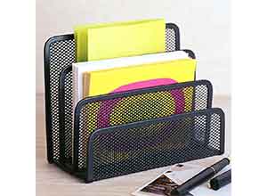 Desk Mail Metal Mesh Letter Organizer