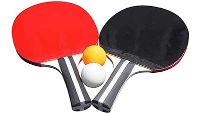 Table Tennis 2-Player Racket and Ball Set