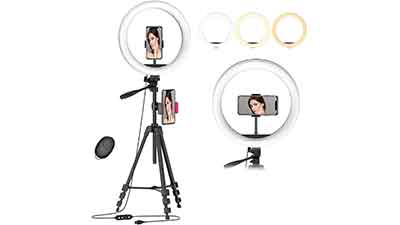Selfie Ring Light with 54inch Tripod Stand