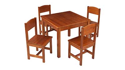 KidKraft Wooden Farmhouse Table Set