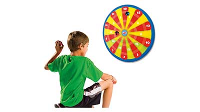 Kids Hook-and-Loop Ball Target Game