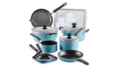 Farberware 20 Pc Aluminum Nonstick Cookware