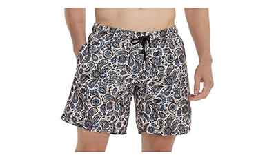 Bellivera Mens Beach Shorts with 2 Pockets