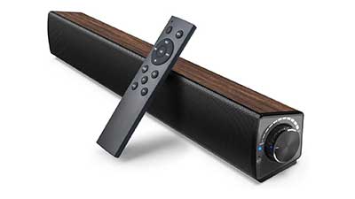 Portable Sound bar for PC with Remote Control