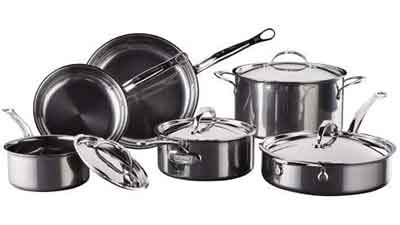 Hestan SS 10-Piece Titanium Ultimate Cookware Set