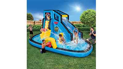 Banzai Battle Blast Inflatable Water Park