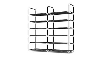 Shoe Rack 6 Tier , Durable and Stable Shoe Organizer