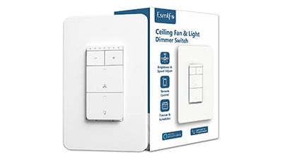 Smart Ceiling Fan Control and Dimmer Light Switch