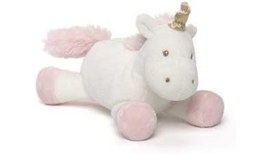 Luna Unicorn Stuffed Animal Plush Rattle 4 Inch