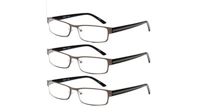 Lightweight Anti-Glare EFE Reading Glasses 3 Pack