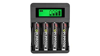 Fast USB LCD Rechargeable Battery Charger