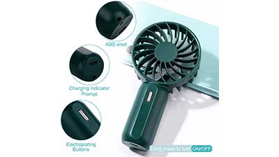 Volkcam Handheld Mini Fan Battery Operated