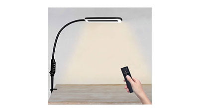 LED Desk Lamp with Clamp 12W Remote Control