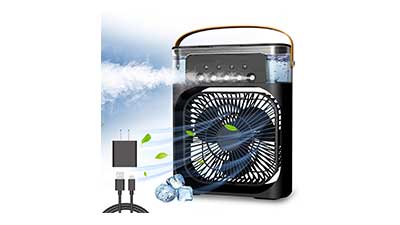 Portable Air Conditioner Fan With Lights