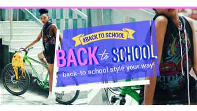 Extra 15% Off Sitewide For Back To School Sale