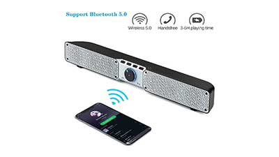 20W Bluetooth Speaker Built in Mic AUX USB