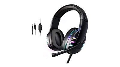 Gaming Headset for PS5 Xbox Series X with Microphone