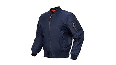 MANSDOUR Mens Lightweight Bomber Jacket Fall