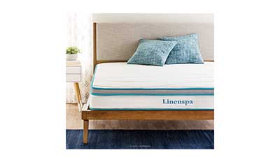 Linenspa 8 Inch Memory Foam Innerspring Mattress