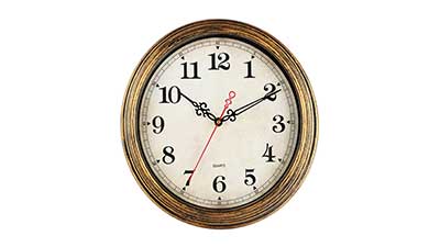 KECYET Wall Clock 12 Inch Vintage Style