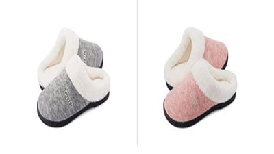 Womens Memory Foam Soft House Bedroom Slipper