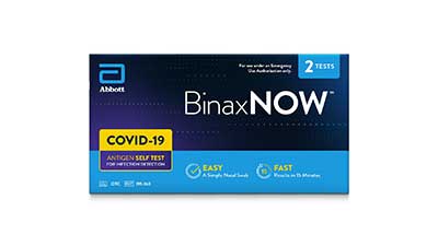 binaxnow covid test
