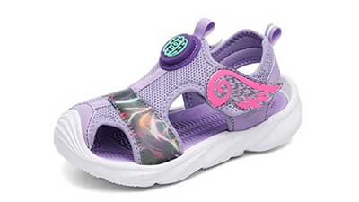 UBFENN Kids Sports Non-Slip Closed Toe Sandals