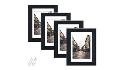 Oruxtto 4X6 Wood Picture Frames 4 Pack