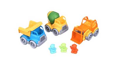 Green Toys Construction Trucks 3 Vehicle Gift Set