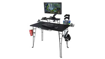 Atlantic Desk with 32 inch Monitor Stand