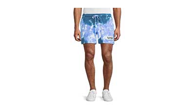 NASA Mens and Big Mens Tie Dye Fleece Shorts