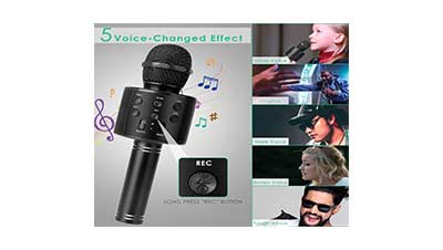 5-in-1 Wireless Bluetooth Karaoke Microphone