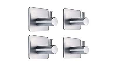 Adhesive Hooks Waterproof Stainless Steel Hooks