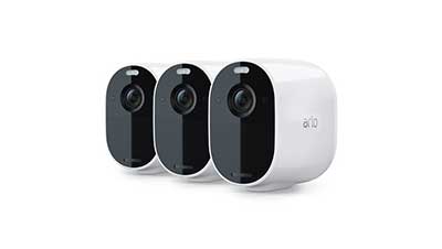 Arlo Essential Spotlight Wireless Security Camera 3 Pack