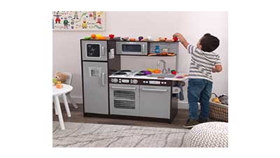 KidKraft Uptown Espresso Wooden Play Kitchen