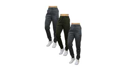 Womens Fleece and French Terry Jogger Sweatpants