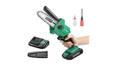 KIMO 5 inch Cordless Battery Powered Chainsaw