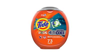 Tide Pods Plus Ultra Oxi Detergent Packs 73 Count